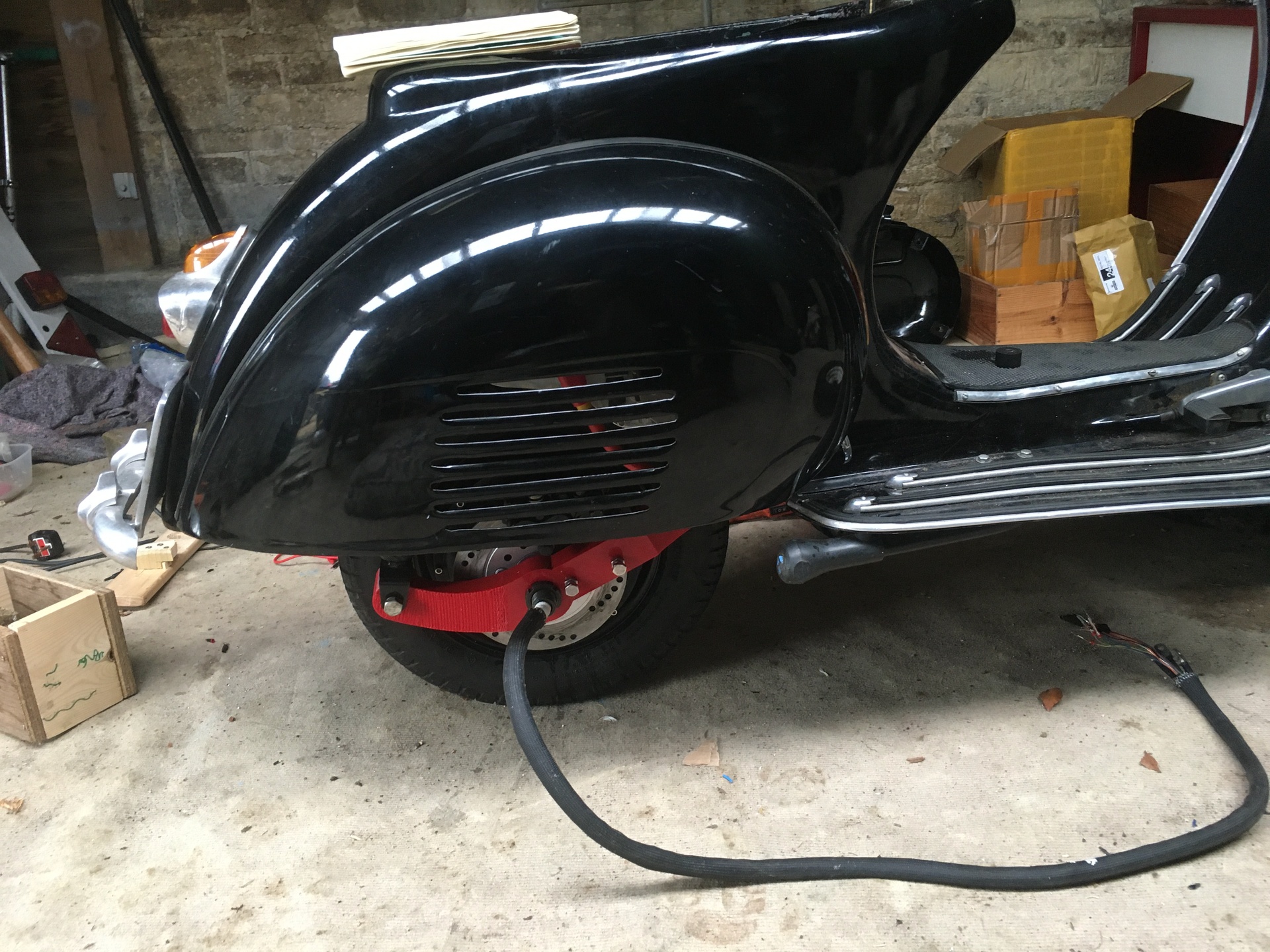 3D printed swingarm 3